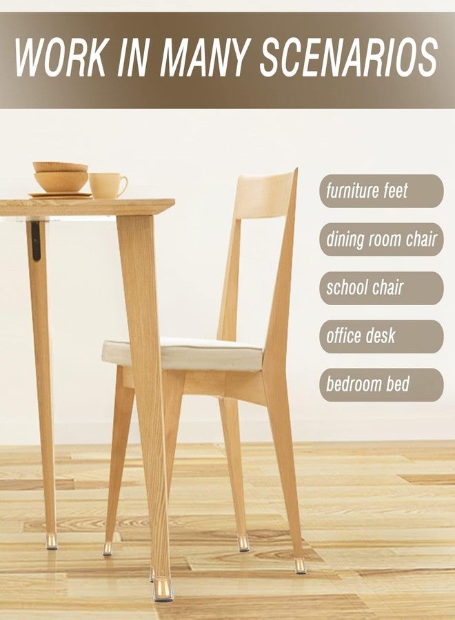 Vysane Chair Leg Floor Protectors Chair Leg Protectors for Hardwood Floors Silicone Pads Covers to Protect Floors (24, Small (0.9"-1.29")) - Image 4